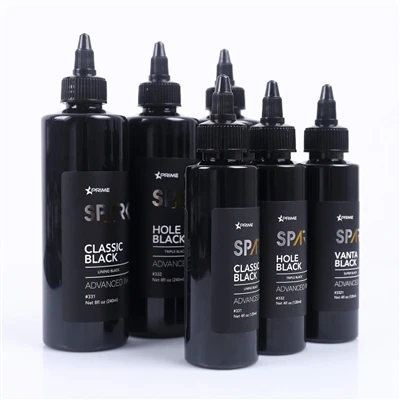 SPARK Dub Series Tattoo Ink: Professional 3-xim Teeb rau Precision & Qhov tob