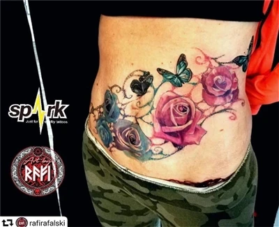 Ib qho tattoo ntawm lub paj