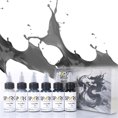 SPARK TATTOO Unveils Revolutionary Opaque Grey Organic Ink Set, Redefining Sh...