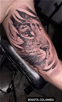 Ib nrab Tiger Tattoo txhais li cas?