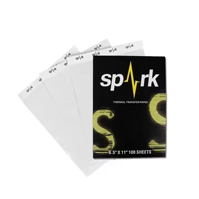 100PCS Luam Ntawv Ntawv Tattoo Thermal Spark Tattoo Stencil Hloov Ntawv Luam Ntawv Thermal