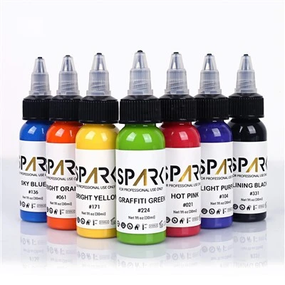 Khoom kim heev Zoo Tattoo Ink 30 ML Pigment Customized Private Label Lub Cev Tattoo Ink