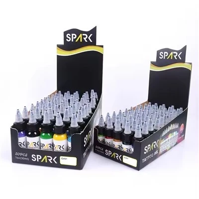 Spark High Quality EU Reach Compliance Tattoo Ink Black And White For Body Art Tattoo Pigment Ink