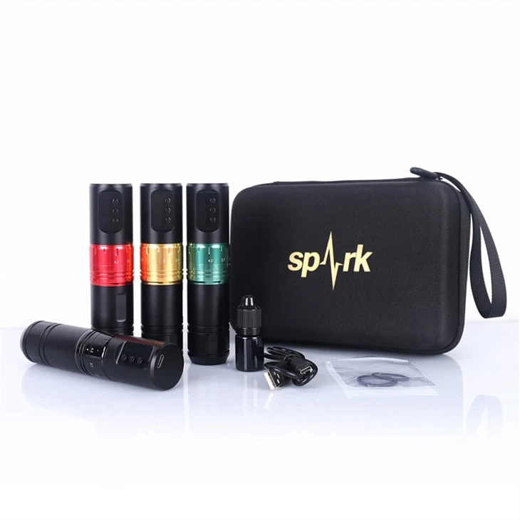 1600mAh Spark Tattoo Tshuab Wireless Tattoo Tshuab Professional