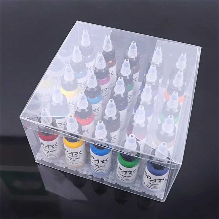 25 Xim Teeb Tsaus Tattoo Ink Tattoo Inks hauv Bulk Super Dub Tattoo Ink