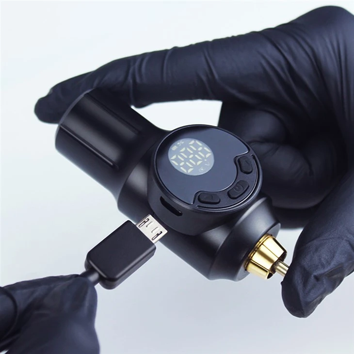 3 * 8CM Wireless Tattoo Power Source Tattoo Roj teeb