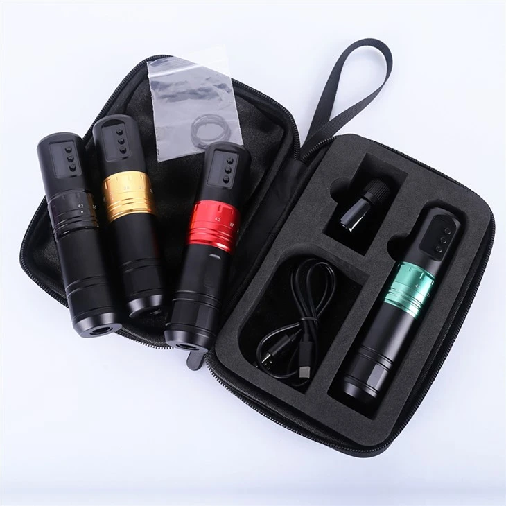 Kub Muag 134mm Wireless Tattoo Tshuab Tattoo cwj mem tshuab Spark