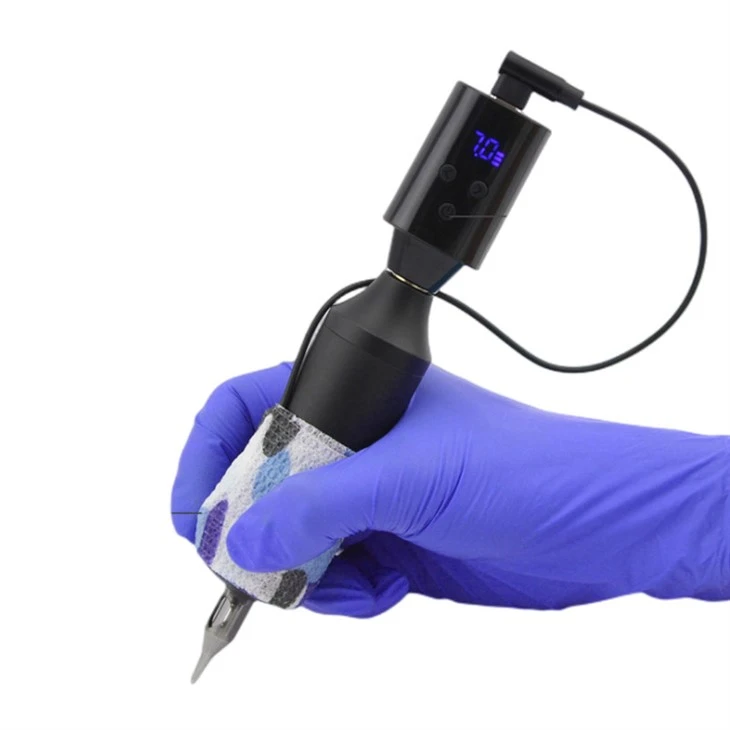 Mini Wireless Tattoo Power SupplyWireless Tattoo Roj teeb