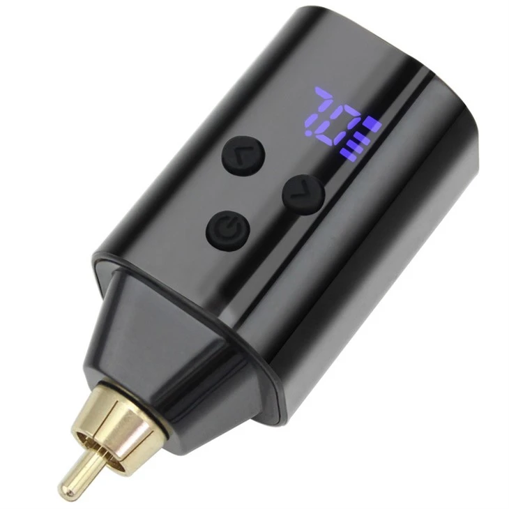 RCA Tattoo Power Supply Wireless Tattoo Roj teeb