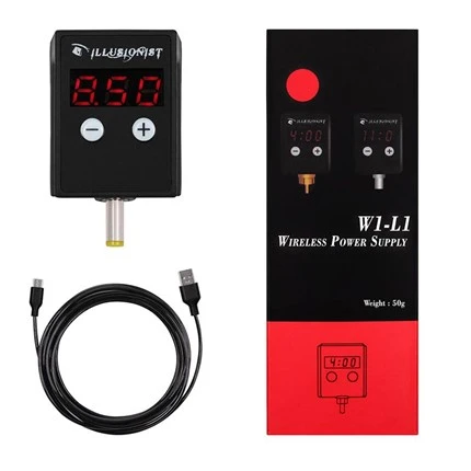 4V -11V Wireless Power Supply 1500mAh Tattoo Battery