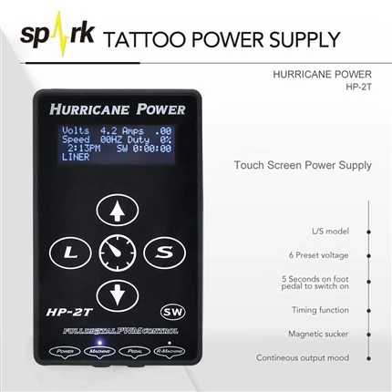 Hluav taws xob fais fab Tattoo Digital Hurricane Tattoo Fais Fab Khoom