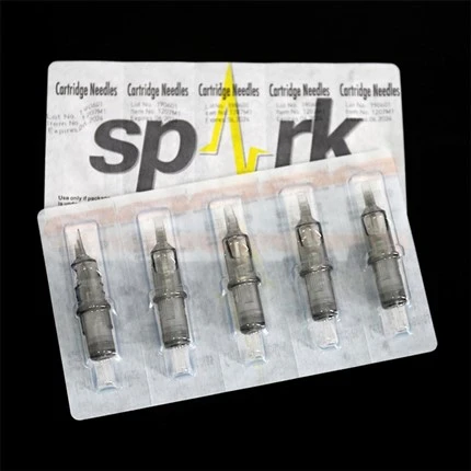 Spark Greywash Tattoo Koob Cartridges 0.35MM Curved Magnum
