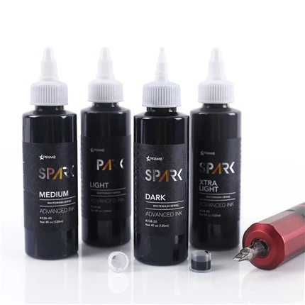 Spark Tattoo Ink Vegan Tattoo Ink Dawb Ntxuav Teeb