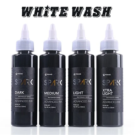 High-Zoo Spark Tshiab Tshaj Plaws 4oz * 4 Whitewash Poob Lawm