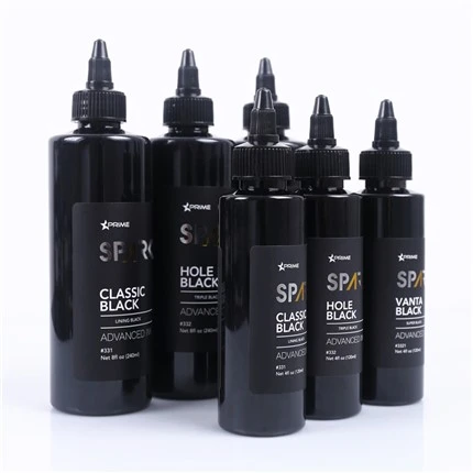 Triple Black 8OZ Qhov Dub Dub Ink Series Spark Tattoo Ink Tattoo Ink Set