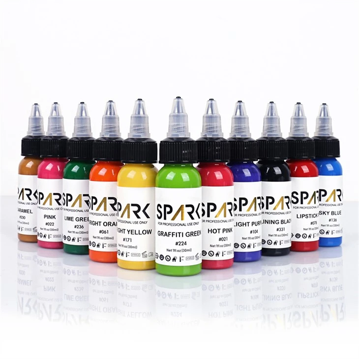 Tattoo Ink Dub Lub Teeb Tattoo Ink Spark Original