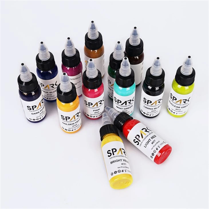 Tattoo Inks hauv Bulk Tattoo Ink Spark Original