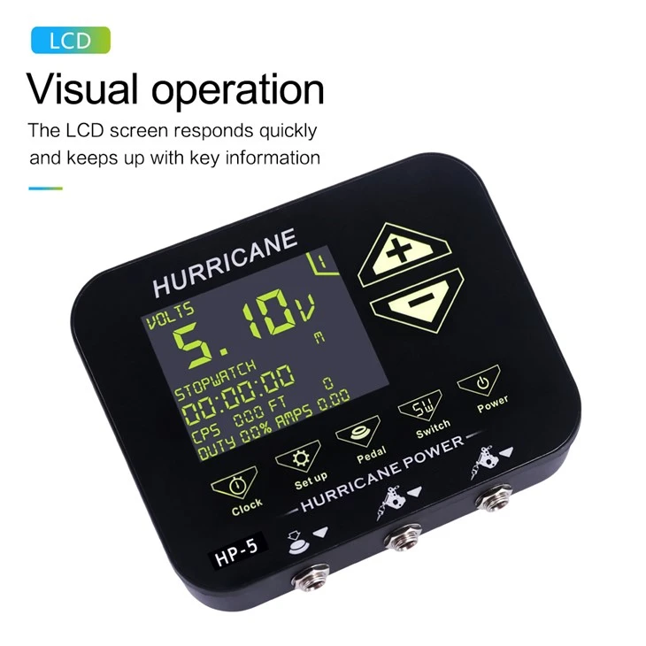 Kov Screen Professional Tattoo Power Supply
