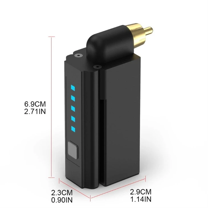 Wireless roj teeb Rau Tattoo Tattoo Fais Fab Khoom Siv Wireless