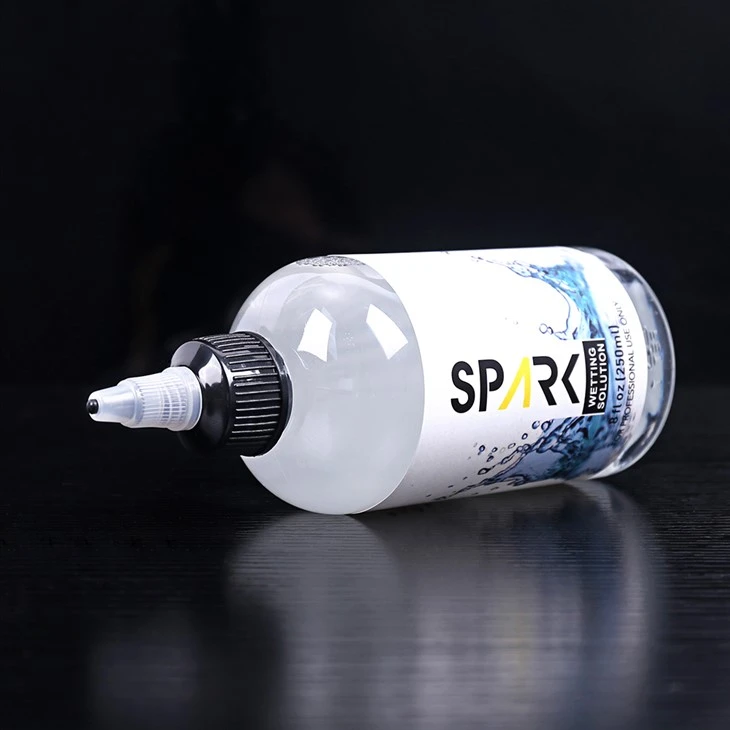 240ML 8OZ hauv Bulk Spark Tattoo Wetting Solution Spark Tattoo Mixing Solution Spark Tattoo Ink